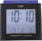 Casio DQ750F-1D Black Led Light Digital Alarm Desk Clock Thermometer Snooze New. Fixed Price $41.50.