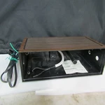 Vintage General Electric 7-4300F Flip Alarm Clock Parts: Walnut Case W/ Cord. Fixed Price $19.00.