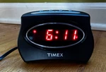 Timex T101 Alarm Clock Black Loud With Battery Backup. Fixed Price $16.00.