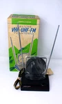 Vintage Archer Vhf Uhf Fm Tv Antenna Rabbit Ears Deluxe Adjustable W Box 15-1819. Fixed Price $29.99.