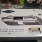 Jensen SMPS-628 Under Cabinet Universal Bluetooth Music System Silver. Fixed Price $25.00.