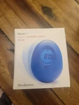 Wobble Clock Blue Desk With Alarm Brookstone Bob 5-IN-1 New Box. Fixed Price $14.00.