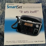 Emerson Research W/smart Set Auto Clock Dual Alarm Telephone Model CKT9087. Fixed Price $22.49.
