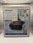 Open Box Sony Dream Machine Fm/am Radio Player Dual Alarm Clock ICF-CD815. Fixed Price $74.99.