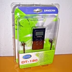 New Sangean DT-180 Portable Am/fm Pocket Digital Clock Radio (black). Fixed Price $78.00.