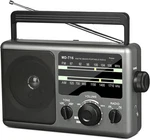 Am Fm Portable Radio Battery Operated By 4X Cell Batteries Black & Grey. Fixed Price $46.32.