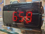 Emerson Smart Set Model CKD9917BK Dual Alarm Clock Radio W/cd Player & Aux Input. Fixed Price $24.95.