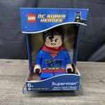Lego Dc Heroes Superman Alarm Clock - 9005701 Nrfb By Clictime Brand New. Fixed Price $63.99.