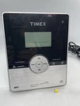 Timex Stereo Clock Radio Nature Sounds W/cd Tai Chi T612S Silver Clean Works. Fixed Price $27.00.