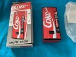 Vintage Nib 1989 Coke Coca-cola Vending Machine Novelty Transistor Am/fm Radio. Fixed Price $89.00.