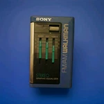 Sony SRF-35W Fm/am 1985 Walkman Radio Blue Stereo Graphic Equalizer Working Vtg. Fixed Price $40.00.