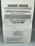 Black Decker Radio Charger Instruction Manual BDRC18 BDRC140. Fixed Price $9.99.