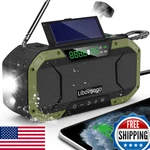 Emergency Noaa Weather Radio, Waterproof Bluetooth Speaker, Am/fm, 5000MAH Power. Fixed Price $80.21.