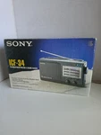 Sony Radio ICF-34 New In Open Box Tv, Weather Am/fm. Fixed Price $48.64.