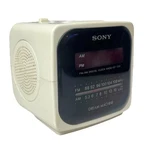 Vintage Sony Dream Machine ICF-C121 Alarm Clock Radio White Square Cube Works!. Fixed Price $14.99.