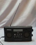 Sangean PR-D5 Portable Radio W/digital Tuning And Rds Black -used/works-read. Fixed Price $34.99.