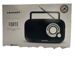Crosley CR3041A-NV With Am/fm Radio And Built-in Bluetooth Forte Navy. Fixed Price $47.99.