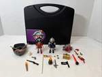 Playmobil Pirate Set #5894 With Carrying Case - Incomplete 2009 Geobra. Fixed Price $12.00.