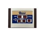 Team Sports St. Louis Rams Scoreboard Desk Clock Digital Time, Date,temperature. Fixed Price $49.76.