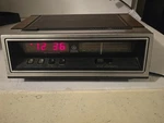 7-4650G Radio Alarm Clock-am/fm-red Led Dimmable-vintage Works. Fixed Price $15.99.