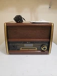 Clearclick Retro Fm Radio (with Cd Player, Bluetooth, & Aux-in Model VR41). Fixed Price $41.30.