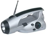 Innovage Outdoor Battery-free Wind Up Flashlight & Fm Radio Emergency Survival. Fixed Price $29.97.