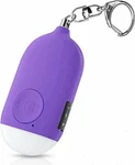 Personal Siren Portable Rechargeable Security Led Flashlight Alarm Keychain-purp. Fixed Price $14.98.