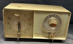 Tube Am Radio C-5060 Beige Works, Alarm Clock Second Hand Does Not.. Fixed Price $21.57.