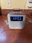 Ihome IPL24 Dock Speaker Aux Lightning Alarm Clock With Power Supply Pink. Fixed Price $39.99.