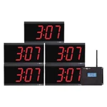 Pyramid WSCBD-5 11-1/2" Digital Wireless Synchronized Clock Bundle, Black. Fixed Price $2056.49.