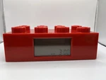 Lego 9002168 Alarm Clock 7.5" Red Brick Block 2010 With Batteries Tested&working. Fixed Price $17.99.