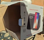 Ihome IBTW390 Bluetooth Dual Alarm Clock Radio Qi Wireless Charging Usb Black. Fixed Price $20.00.