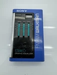 Vintage Sony Walkman Model SRF-35W Stereo Fm/am Radio Wth Graphic Equalizer Blue. Fixed Price $23.00.
