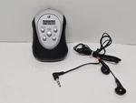Gpx Sportx Digital Am Fm Radio W/earbuds Bass Boost Model R300B, Works. Fixed Price $12.50.