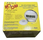 Sonic Boom Extra Loud Alarm Clock SBT425SS W Vibrating Bed Shaker/phone Signaler. Fixed Price $35.99.