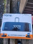 Ihome Dual Alarm Digital Clock Radio Black Docking Station Lightning Connector. Fixed Price $35.00.