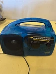 Freeplay Radio Self Powered & Solar Portable Fm Camping Wind Up Crank Blue. Fixed Price $30.00.