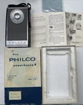 Vintage 1963 Philco Transistor Portable Am Radio T-90 Powerhouse Japan Read. Fixed Price $48.00.