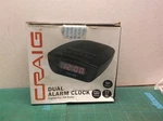 Craig CR45329B Dual Alarm Clock Digital Pll Fm Radio With 0.6?LED Display Snooze. Fixed Price $14.99.