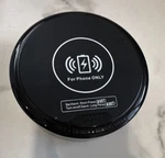 Reacher G5 Wireless Charging Digital Alarm Clock Black Snooze Dimmer Round. Fixed Price $17.99.