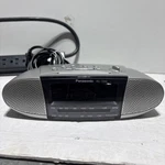 Panasonic RC7200 Am-fm Clock Radio Alarm Digital-missing Battery Cover-tested.. Fixed Price $22.99.