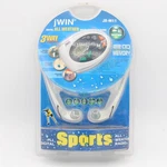 Jwin Sports Radio With Headphones JX-M11 All Weather Clip Alarm Am Fm. Fixed Price $25.00.