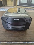Rca Cd Am Fm Alarm Clock Radio Player RP5600A Battery Back Up & Cord Works. Fixed Price $10.36.