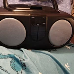 Sylvania SRCD243M-C Portable Boombox Black Am/fm Radio Aux Input 2021. Fixed Price $29.99.