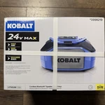 Kobalt 0998219 24V Max Cordless Portable Bluetooth Speaker Tool Only Nwb. Fixed Price $64.20.