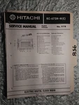 Hitachi KC-675 Hc Service Manual Original Repair Book Digital Clock Radio. Fixed Price $19.98.