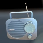 Jensen MR-550 Portable Am/fm Radio With Aux Line-in Blue. Fixed Price $17.99.