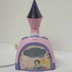 Disney Princess Alarm Clock Radio Castle Am/fm Pink Purple Star Night Light. Fixed Price $12.44.