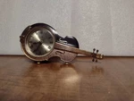 Vintage Linden Quartz Violin Alarm Clock Gold And Brown - Works Fine Japan. Fixed Price $24.95.