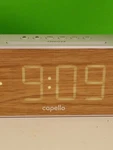 Capello CA-35 Wood Grain Alarm Clock Tested & Working With Power Cord/ Bedroom. Fixed Price $22.00.